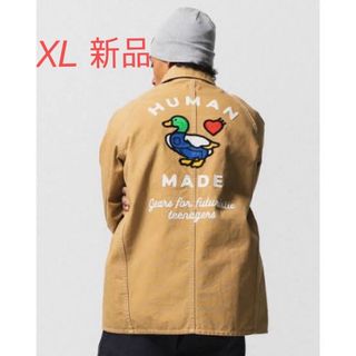 ヒューマンメイド(HUMAN MADE)のXL 新品 human made ヒューマンメイド　カバーオール希少ベージュ(ミリタリージャケット)