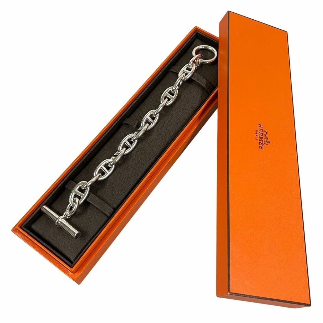 Hermes - HERMES エルメス シェーヌダンクル ブレスレット GM 12コマ Hermes - HERMES エルメス シェーヌダンクル ブレスレット GM 12コマ