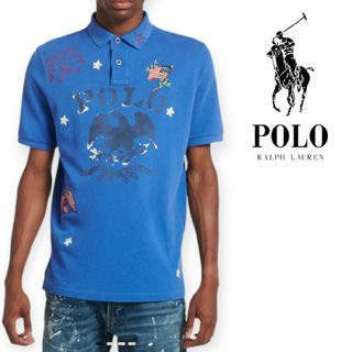 ポロラルフローレン(POLO RALPH LAUREN)の【新品タグ付き】ポロラルフローレン　独立記念日　星条旗モチーフ　ポロシャツ(ポロシャツ)