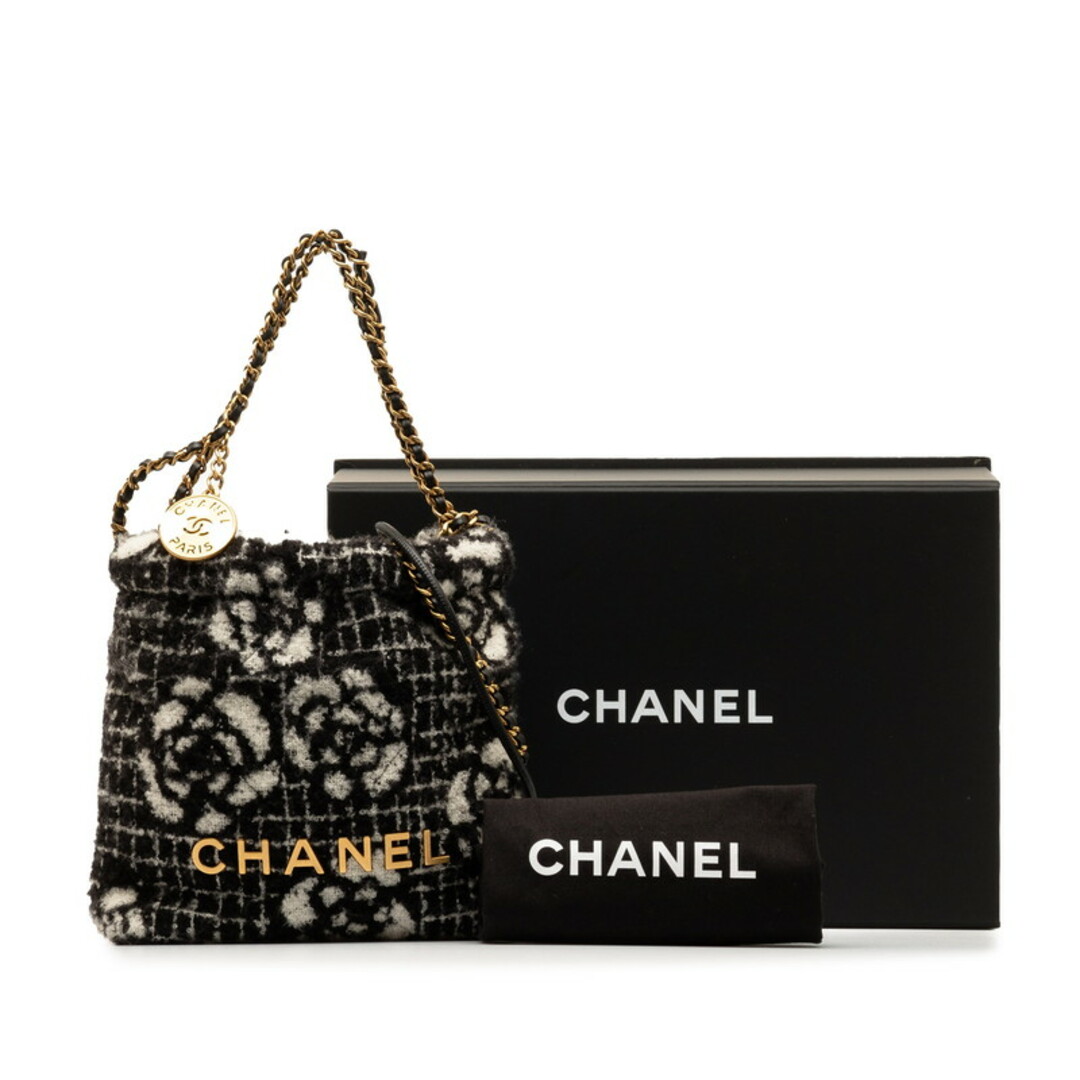 CHANEL - 美品 シャネル カメリア ココマーク ロゴ ゴールド金具 CHANEL - 美品 シャネル カメリア ココマーク ロゴ ゴールド金具
