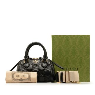 グッチ(Gucci)の美品 グッチ GGマトラッセ キルティングミディアム ハンドバッグ ショルダーバッグ 2WAY 702251 レザー レディース GUCCI 【228-48076】(ハンドバッグ)