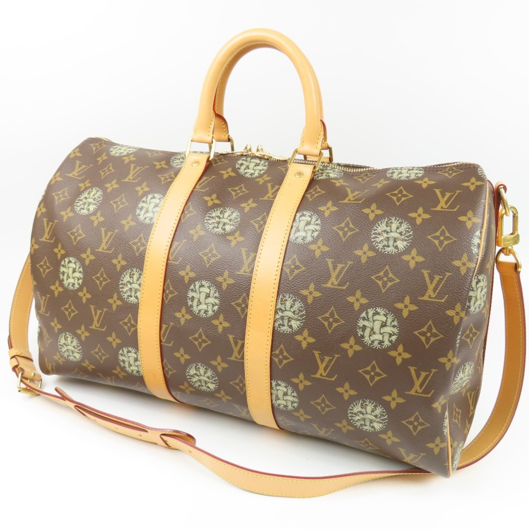 LOUIS VUITTON(ルイヴィトン)の新品同様美品 LOUIS VUITTON ルイヴィトン クリストファーネメス コラボ キーポルバンドリエール45 トラベル 2WAY ショルダーバッグ 旅行鞄 モノグラム ボストンバッグ PVC/ヌメ革 ブラウン ユニセックス【中古】 レディースのバッグ(ボストンバッグ)の商品写真