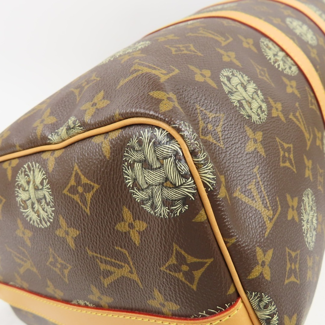 LOUIS VUITTON(ルイヴィトン)の新品同様美品 LOUIS VUITTON ルイヴィトン クリストファーネメス コラボ キーポルバンドリエール45 トラベル 2WAY ショルダーバッグ 旅行鞄 モノグラム ボストンバッグ PVC/ヌメ革 ブラウン ユニセックス【中古】 レディースのバッグ(ボストンバッグ)の商品写真