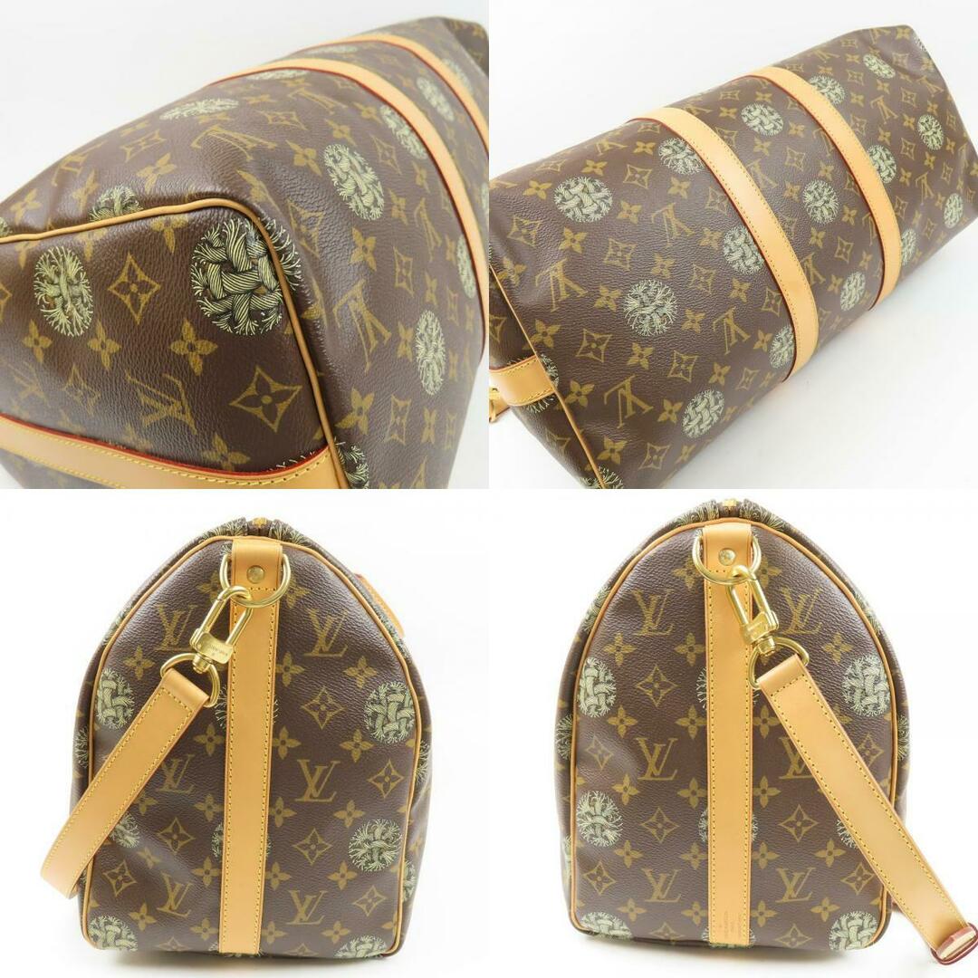 LOUIS VUITTON(ルイヴィトン)の新品同様美品 LOUIS VUITTON ルイヴィトン クリストファーネメス コラボ キーポルバンドリエール45 トラベル 2WAY ショルダーバッグ 旅行鞄 モノグラム ボストンバッグ PVC/ヌメ革 ブラウン ユニセックス【中古】 レディースのバッグ(ボストンバッグ)の商品写真