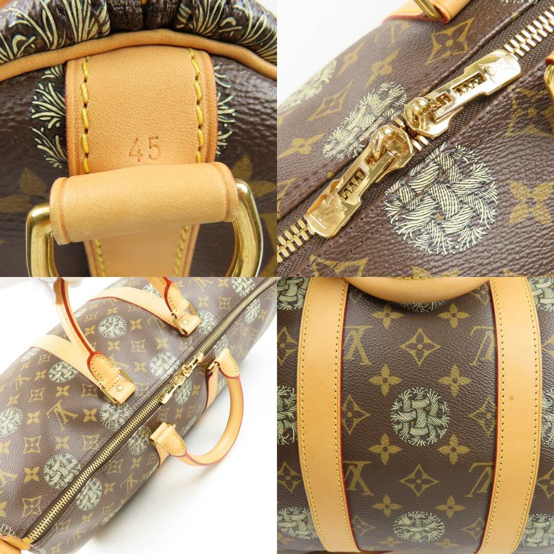 LOUIS VUITTON(ルイヴィトン)の新品同様美品 LOUIS VUITTON ルイヴィトン クリストファーネメス コラボ キーポルバンドリエール45 トラベル 2WAY ショルダーバッグ 旅行鞄 モノグラム ボストンバッグ PVC/ヌメ革 ブラウン ユニセックス【中古】 レディースのバッグ(ボストンバッグ)の商品写真