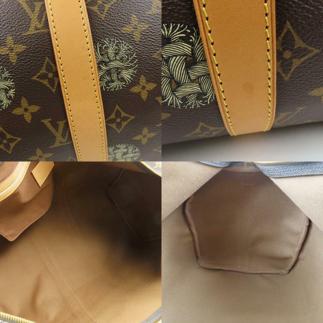 LOUIS VUITTON(ルイヴィトン)の新品同様美品 LOUIS VUITTON ルイヴィトン クリストファーネメス コラボ キーポルバンドリエール45 トラベル 2WAY ショルダーバッグ 旅行鞄 モノグラム ボストンバッグ PVC/ヌメ革 ブラウン ユニセックス【中古】 レディースのバッグ(ボストンバッグ)の商品写真