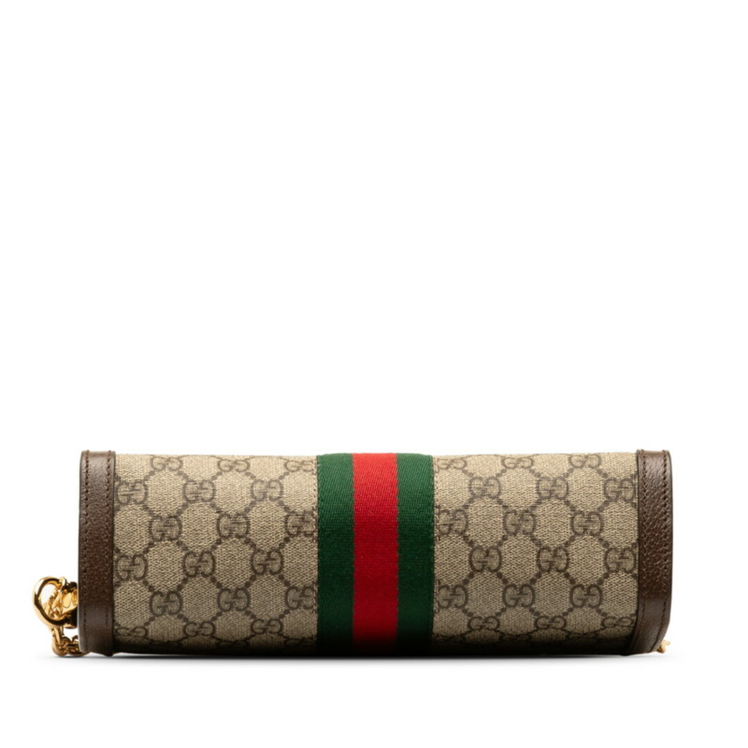 Gucci(グッチ)の美品 グッチ GGスプリーム オフィディア スモール シェリーライン チェーン 斜め掛け ショルダーバッグ 503877 PVC レディース GUCCI 【228-48083】 レディースのバッグ(ショルダーバッグ)の商品写真