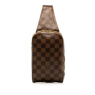 ルイヴィトン(LOUIS VUITTON)の美品 ルイ ヴィトン ダミエ ジェロニモス ボディバッグ ウエストバッグ N51994 PVC メンズ LOUIS VUITTON 【228-48087】(ショルダーバッグ)