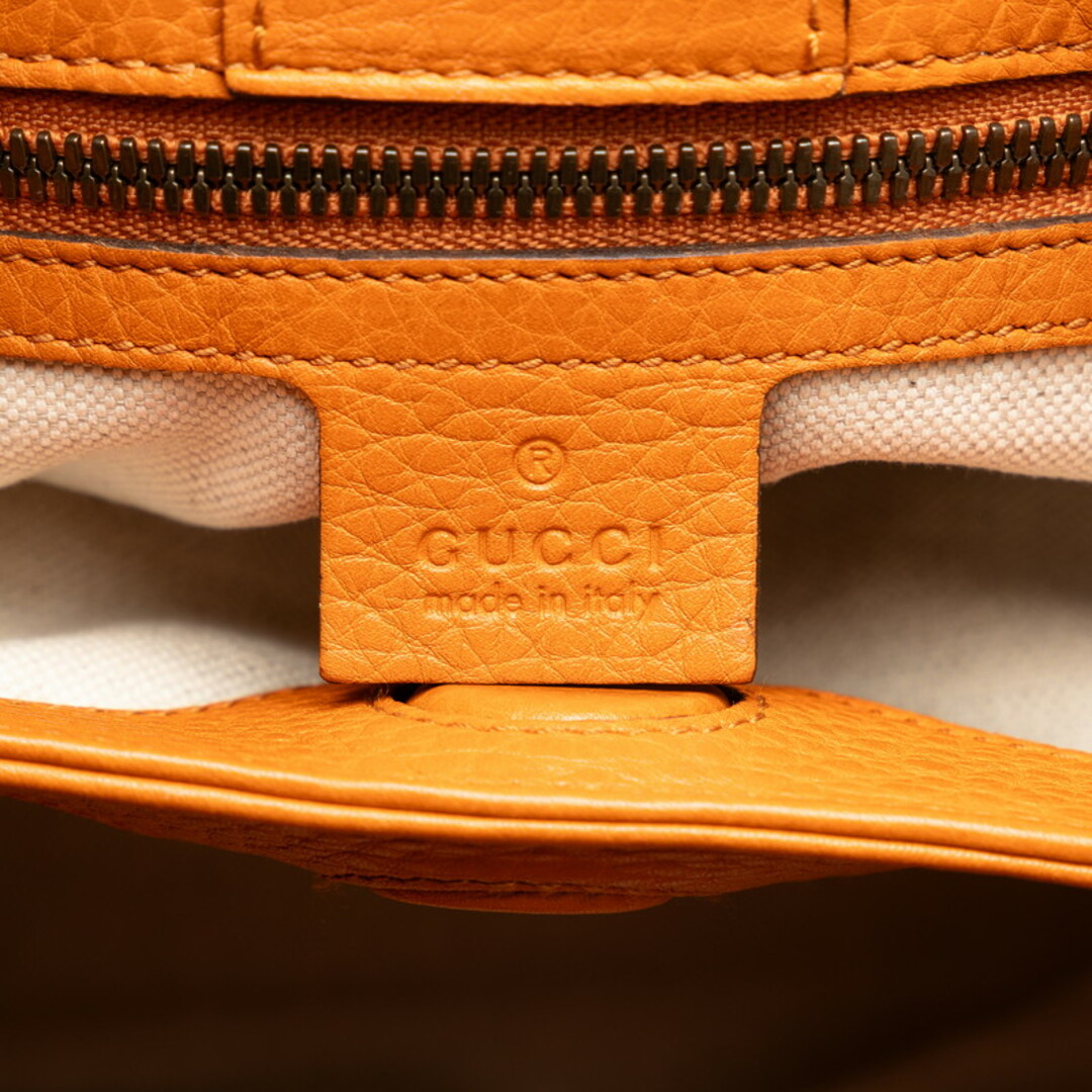 Gucci(グッチ)のグッチ バンブー ショッパー スモール ハンドバッグ ショルダーバッグ 2WAY 336032 レザー レディース GUCCI 【228-48093】 レディースのバッグ(ハンドバッグ)の商品写真