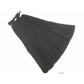 ナイスクラップ(NICE CLAUP)の新品 ナイスクラップ リボン ロング スカート sizeM/黒 ■■ レディース(ロングスカート)