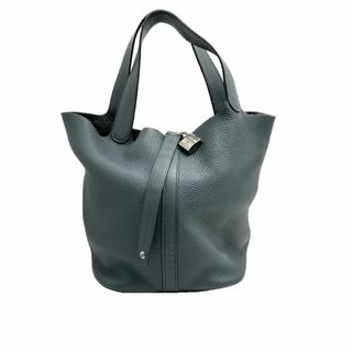 エルメス(Hermes)のエルメス/HERMES/ハンドバッグ/ピコタンロックGM/トリヨンクレマンス/ブルーオランジュ/□Q刻【BAG4216】(ハンドバッグ)