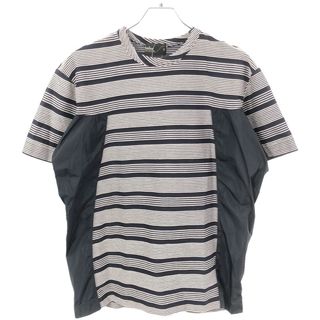 kolor - kolor カラー 14SS ナイロン切替 ボーダーTシャツ 14SCM-T24208 ネイビー×ホワイト 3