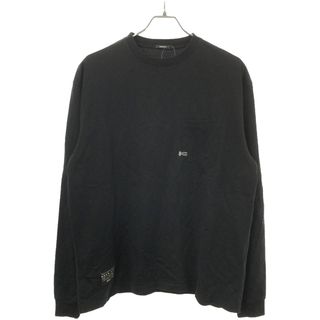 デンハム(DENHAM)のDENHAM デンハム 7 POCKET LS TEE ロングスリーブポケットカットソー 27211-2-52002 ブラック S(Tシャツ/カットソー(七分/長袖))