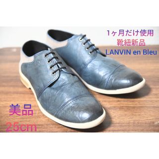 ランバンオンブルー(LANVIN en Bleu)の1ヶ月だけ使用 LANVIN en Bleu ストレートチップ 牛革 25cm(スニーカー)