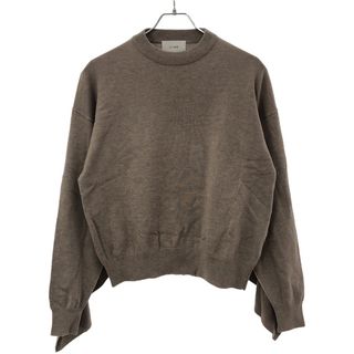 クラネ(CLANE)のCLANE クラネ 21AW BACK FRILL KNIT TOPS バックフリルニットトップス 19106-1301 ブラウン系 1(ニット/セーター)