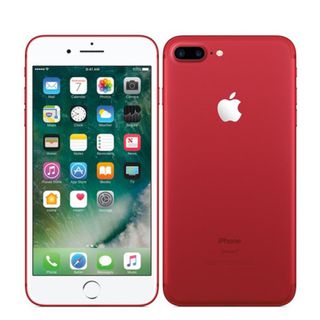 アップル(Apple)のバッテリー90%以上 【中古】 iPhone7 Plus 128GB RED SIMフリー 本体 スマホ iPhone 7 Plus アイフォン アップル apple  【送料無料】 ip7pmtm544b(スマートフォン本体)