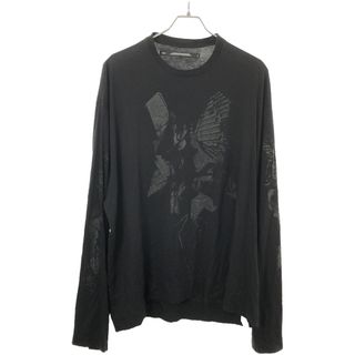 ユリウス(JULIUS)のJULIUS ユリウス 23AW COTTON MODAL JERSEY コットンモダールジャージーカットソー 837CPM2 ブラック 2(Tシャツ/カットソー(七分/長袖))