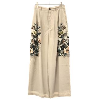 クラネ(CLANE)のCLANE クラネ 21SS PANEL FLOWER PANTS パネルフラワーポリエステルパンツ 10110-7082 ベージュ系 1(その他)