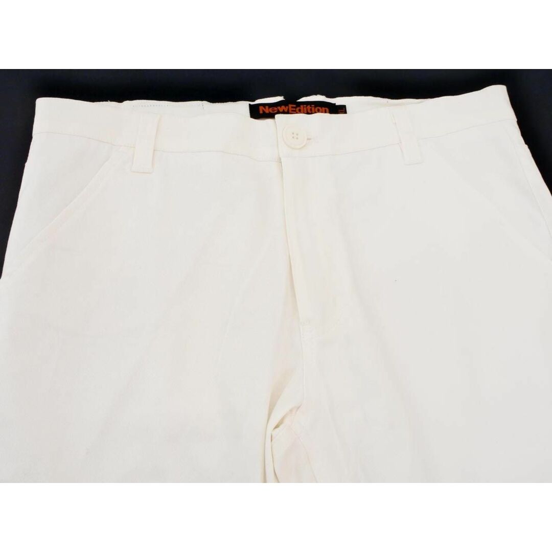 NEWEDITION ニューエディション ゴルフ ロゴ刺繍 パンツ sizeXL/白 ■■ メンズ メンズのパンツ(その他)の商品写真
