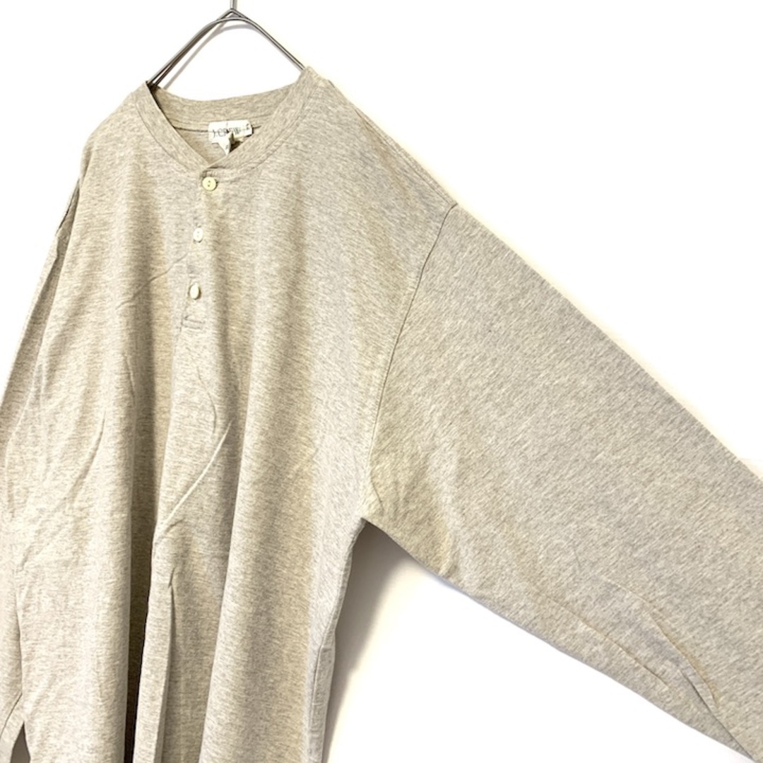 90s 古着 ノーブランド ロンT ハーフボタン ゆるダボ XL  メンズのトップス(Tシャツ/カットソー(七分/長袖))の商品写真