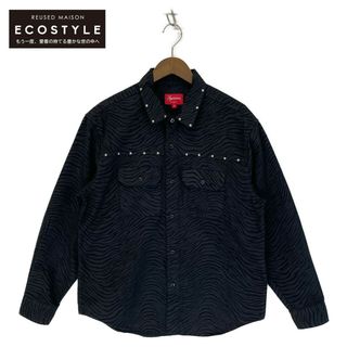 シュプリーム(Supreme)のシュプリーム 22AW  ﾌﾞﾗｯｸ Studded Work Shirt S(その他)