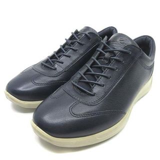 アザー(other)のエコー ecco Flexure Runner レザースニーカー ネイビー 39(スニーカー)