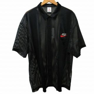 シュプリーム(Supreme)のシュプリーム×ナイキ 24SS S/S MESH SHIRT ブラック XL(シャツ)