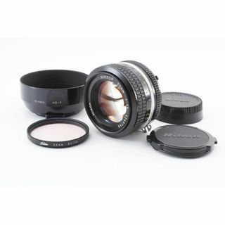 ニコン(Nikon)の超美品 NIKON AI 50mm f1.4 MF HS-9 フード付　Y817(その他)