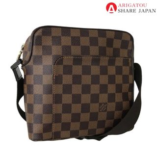 ルイヴィトン(LOUIS VUITTON)のLOUIS VUITTON ルイヴィトン オラフ PM クロスボディ ショルダーバッグ レディース ダミエキャンバス ブラウン 斜め掛け 肩掛け 茶色 N41442 中古品【鑑定済】(ショルダーバッグ)