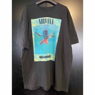 激レア NIRVANA NEVERMIND Tシャツ ブラック XL(Tシャツ/カットソー(半袖/袖なし))