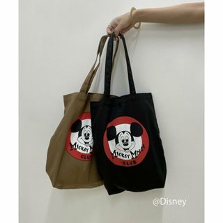 パルグループアウトレット(PAL GROUP OUTLET)の【ブラック】【Loungedress】Mickey / anniversary Bag(トートバッグ)