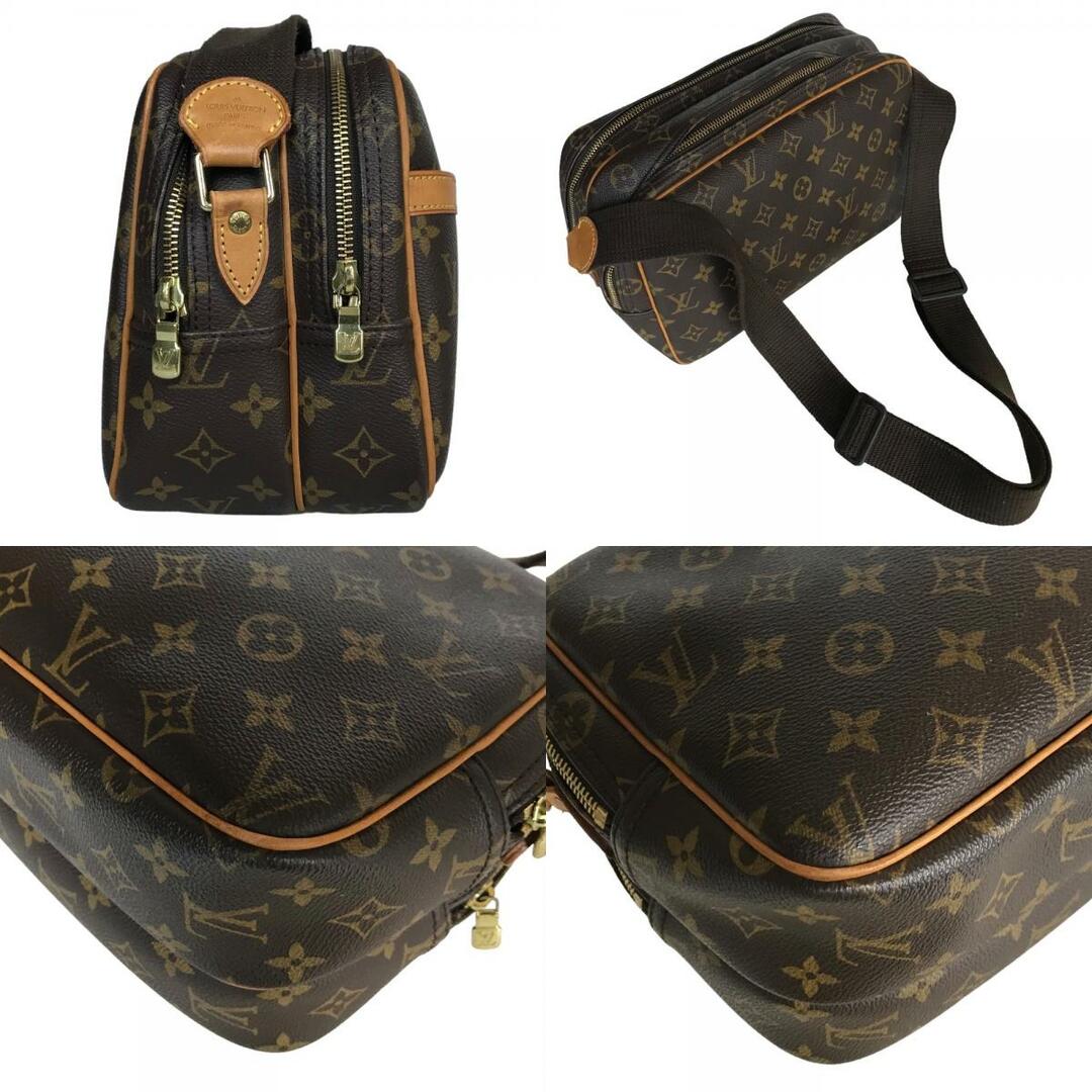 LOUIS VUITTON(ルイヴィトン)のLOUIS VUITTON ルイヴィトン リポーター PM クロスボディ ショルダーバッグ レディース モノグラムキャンバス ブラウン 斜め掛け 肩掛け 茶色 M45254 中古品【鑑定済】 レディースのバッグ(ショルダーバッグ)の商品写真