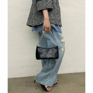 パルグループアウトレット(PAL GROUP OUTLET)の【ブラック】【Loungedress】【GALENA/ガレナ】2WAYクロコBAG(トートバッグ)