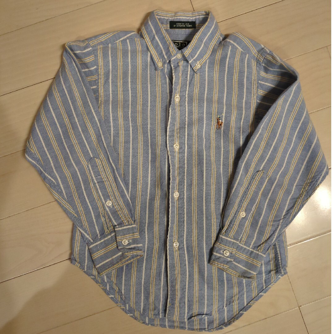 POLO（RALPH LAUREN）(ポロ)のポロラルフローレン　長袖シャツ　キッズ キッズ/ベビー/マタニティのキッズ服男の子用(90cm~)(ブラウス)の商品写真