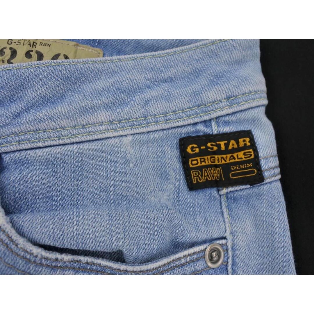 G-STAR RAW(ジースター)のG-STAR RAW ジースターロゥ 3301 USED加工 スキニー WMN デニムパンツ size24/青 ■◇ レディース レディースのパンツ(デニム/ジーンズ)の商品写真