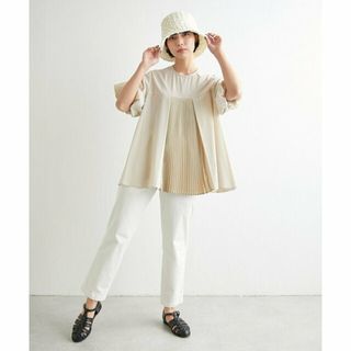 パルグループアウトレット(PAL GROUP OUTLET)の【ベージュ】【ear PAPILLONNER】プリーツブラウス【SUM1 STYLE】(シャツ/ブラウス(長袖/七分))