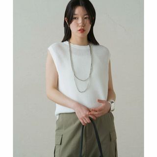 パルグループアウトレット(PAL GROUP OUTLET)の【オフホワイト】【Loungedress】ワッフルフレンチニット(ニット/セーター)