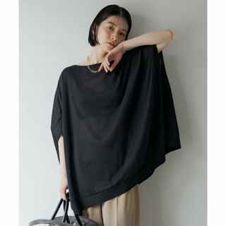 パルグループアウトレット(PAL GROUP OUTLET)の【ブラック】【Loungedress】スクエアニット(ニット/セーター)