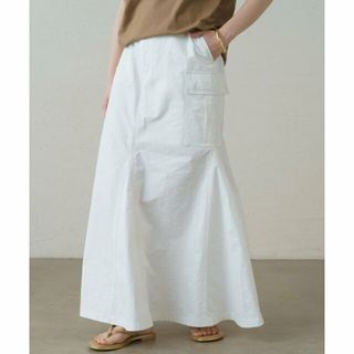 パルグループアウトレット(PAL GROUP OUTLET)の【オフホワイト】【Loungedress】ミリタリーカーゴスカート(ロングスカート)