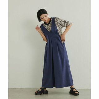 パルグループアウトレット(PAL GROUP OUTLET)の【インディゴブルー】【ear PAPILLONNER】ショルダージャンスカ【SUM1 STYLE】(ロングワンピース/マキシワンピース)