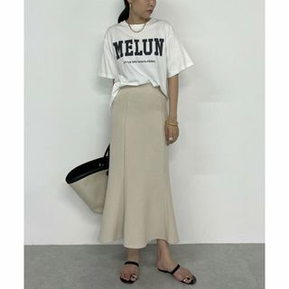 パルグループアウトレット(PAL GROUP OUTLET)の【ライトベージュ】【Loungedress】ポンチマーメイドスカート(ロングスカート)