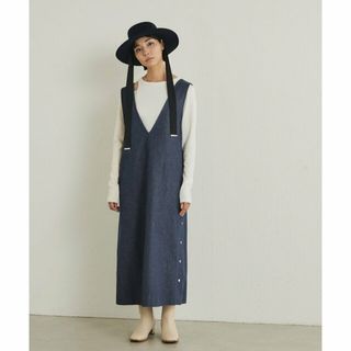 パルグループアウトレット(PAL GROUP OUTLET)の【インディゴブルー】【ear PAPILLONNER】ベスト風ワンピース【SUM1 STYLE】(ロングワンピース/マキシワンピース)