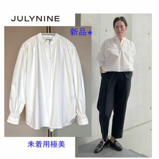 JULY NINE - 新品★july nine GRACEGRAY パフスリーブ長袖ブラウス 未着用★