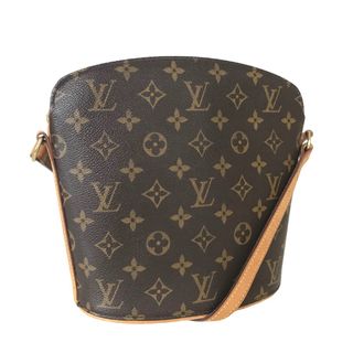 ルイヴィトン(LOUIS VUITTON)のLOUIS VUITTON ルイヴィトン ドルーオ スリングバッグ ショルダーバッグ レディース モノグラムキャンバス ブラウン 斜め掛け 肩掛け 茶色 M51290 中古品【鑑定済】(ショルダーバッグ)