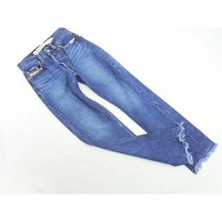 DIESEL ディーゼル BASIC JEANS ボタンフライ カットオフ デニムパンツ size25/紺 ■■ レディース