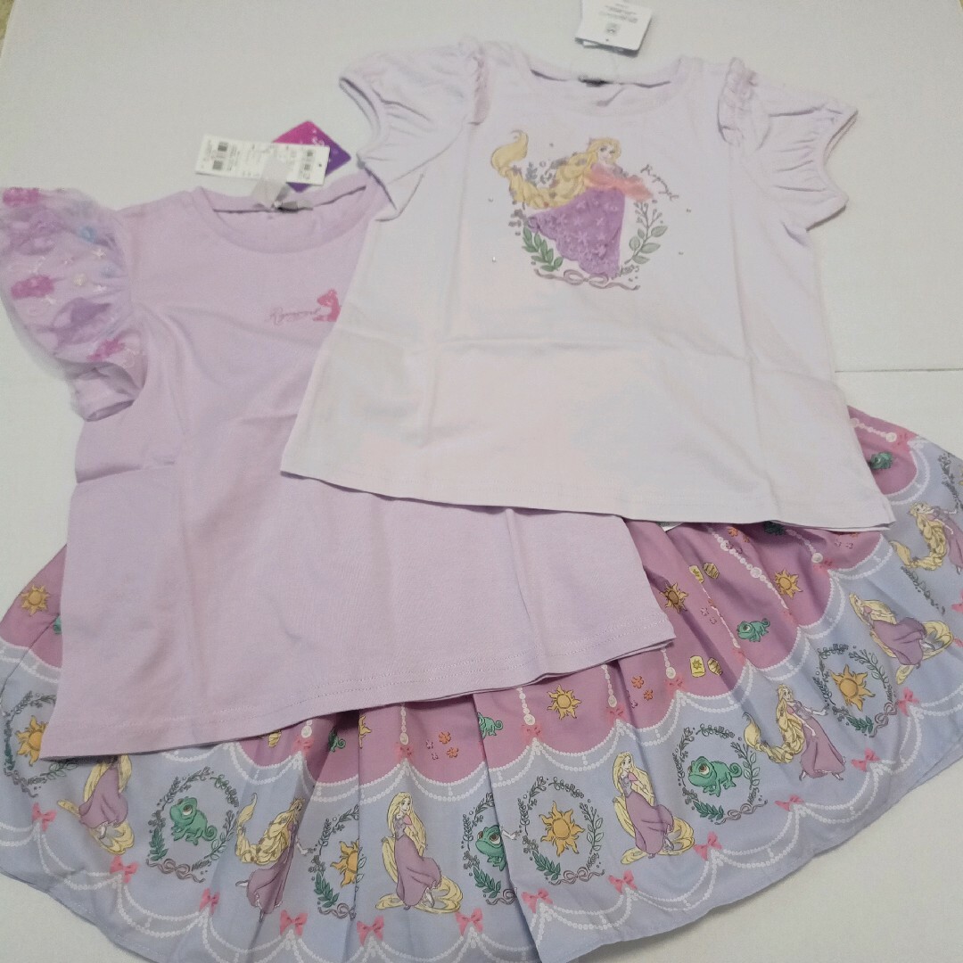 anyFAM(エニィファム)の130 anyFAM ラプンツェル 3点セット キッズ/ベビー/マタニティのキッズ服女の子用(90cm~)(その他)の商品写真