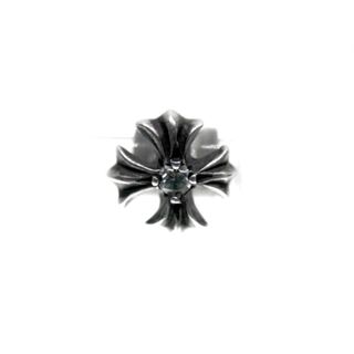 Chrome Hearts - クロムハーツ CHROME HEARTS ■ 【 No2 CH PLS DIA 】 CHプラス スタッド 1ダイヤ シルバー ピアス s2932