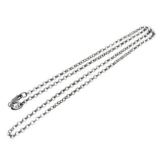 クロムハーツ(Chrome Hearts)のクロムハーツ CHROME HEARTS ■ 【 NECKCHAIN R18 】 ロール チェーン シルバー ネックレス s2933(ネックレス)