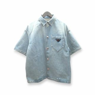 プラダ(PRADA)のPRADA 24ss ORGANIR DENIM SHIRT サイズL(シャツ)