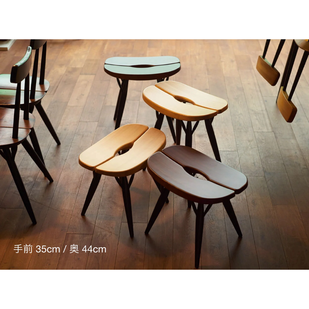 SCOPE(スコープ)のscope別注Artek / Pirkka Stool 35cm ハニーブラウン インテリア/住まい/日用品の椅子/チェア(スツール)の商品写真